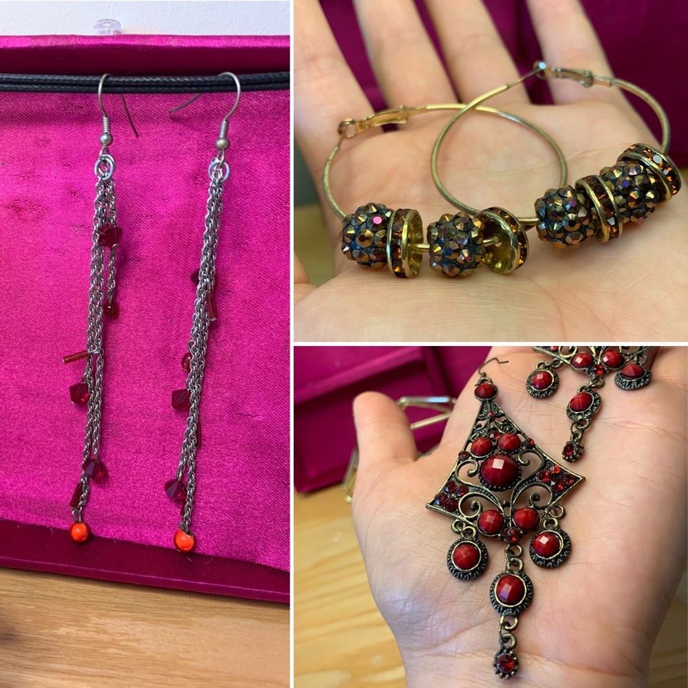 Dangling & Daring Triple Earring Set!